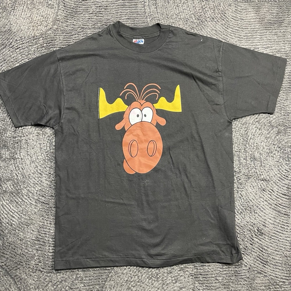 Vintage Taco Bell Men's XL Moose Graphic Black T-Shirt USA Single Stitch 90s‎